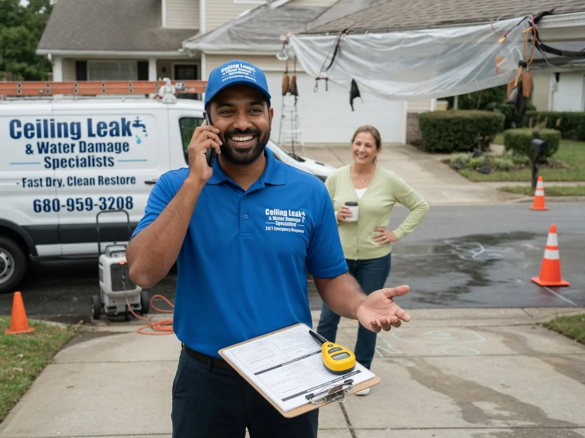 Ceiling Leak Cleanup Wakpala, SD FAQs